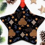 Seamless Pattern Repeat Repetition Star Ornament (Two Sides)