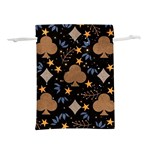 Seamless Pattern Repeat Repetition Lightweight Drawstring Pouch (L)