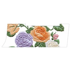 Embroidery Roses Floral Design Men s Side Zip Front Pouch Ski And Snowboard Bib Pants	 from ArtsNow.com Waistband Left