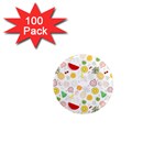 Pattern Seamless Texture Fruit 1  Mini Magnets (100 pack) 