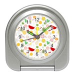 Pattern Seamless Texture Fruit Travel Alarm Clock