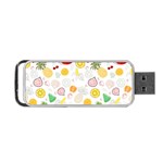 Pattern Seamless Texture Fruit Portable USB Flash (One Side)