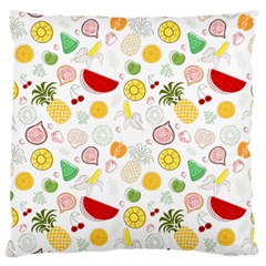 Pattern Seamless Texture Fruit Standard Premium Plush Fleece Cushion Case (Two Sides) from ArtsNow.com Front