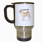 Shar Pei Travel Mug (White)