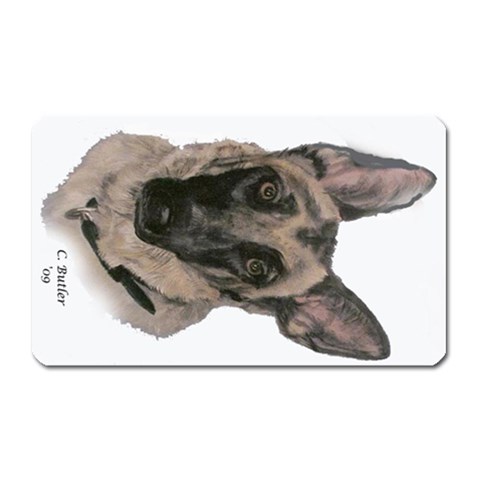 German Shepherd 2 Magnet (Rectangular) from ArtsNow.com Front