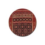 Batik Pelikat Rubber Round Coaster (4 pack)