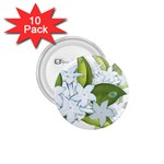 flower037 1.75  Button (10 pack) 