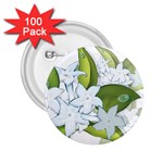 flower037 2.25  Button (100 pack)