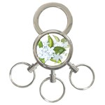 flower037 3-Ring Key Chain