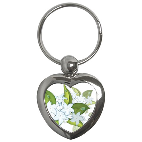 flower037 Key Chain (Heart) from ArtsNow.com Front