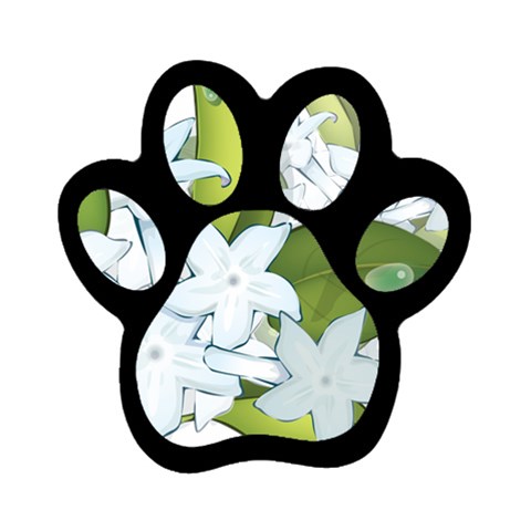 flower037 Magnet (Paw Print) from ArtsNow.com Front