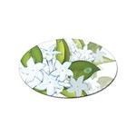 flower037 Sticker Oval (10 pack)