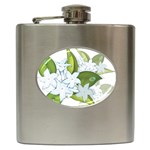 flower037 Hip Flask (6 oz)