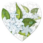 flower037 Jigsaw Puzzle (Heart)