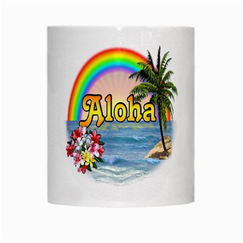 Aloha White Mug from ArtsNow.com Center