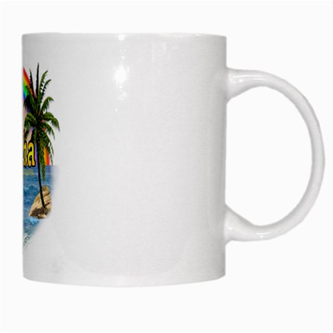 Aloha White Mug from ArtsNow.com Right