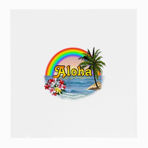 Aloha Glasses Cloth (Medium, Two Sides) from ArtsNow.com Back