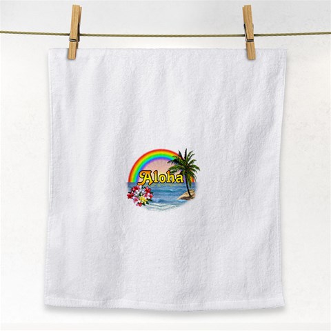 Aloha Face Towel from ArtsNow.com Front