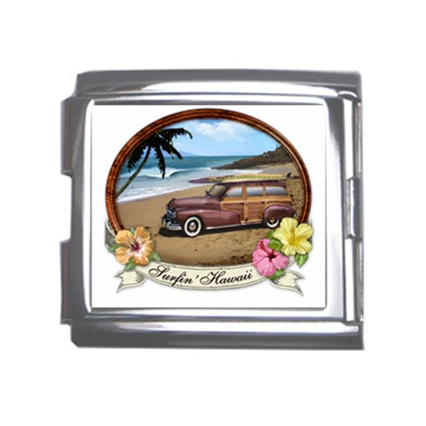 Surfin  Hawaii Mega Link Italian Charm (18mm) from ArtsNow.com Front