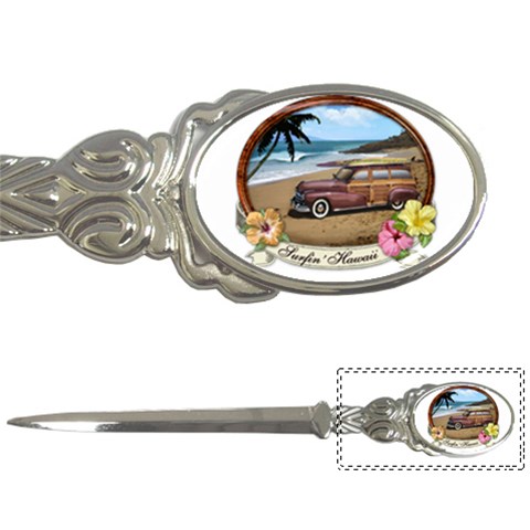 Surfin  Hawaii Letter Opener from ArtsNow.com Front