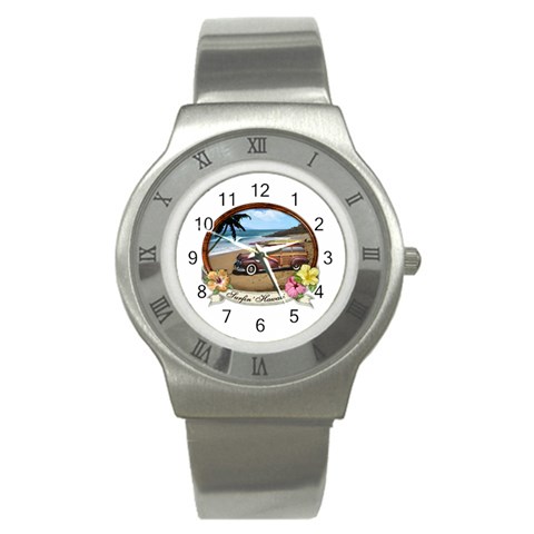 Surfin  Hawaii Stainless Steel Watch from ArtsNow.com Front