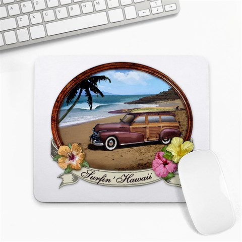 Surfin  Hawaii Large Mousepad from ArtsNow.com Front