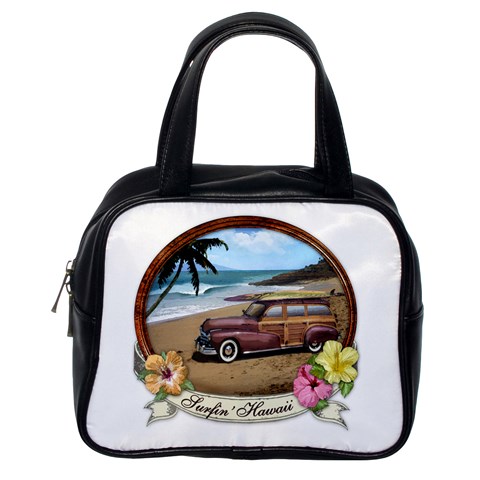 Surfin  Hawaii Classic Handbag (One Side) from ArtsNow.com Front