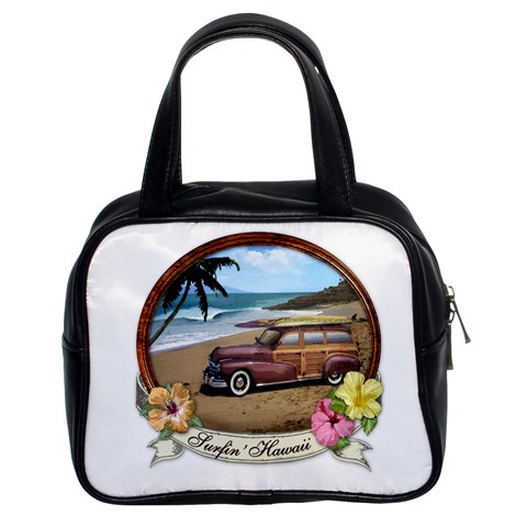 Surfin  Hawaii Classic Handbag (Two Sides) from ArtsNow.com Front