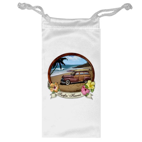 Surfin  Hawaii Jewelry Bag from ArtsNow.com Front