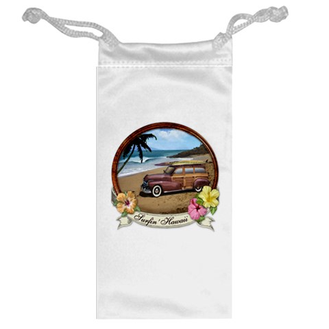 Surfin  Hawaii Jewelry Bag from ArtsNow.com Back