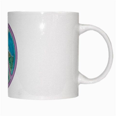 Peace White Mug from ArtsNow.com Right