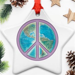 Peace Star Ornament (Two Sides) from ArtsNow.com Front