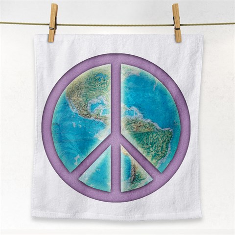 Peace Face Towel from ArtsNow.com Front