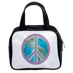 Peace Classic Handbag (Two Sides) from ArtsNow.com Front