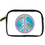 Peace Digital Camera Leather Case