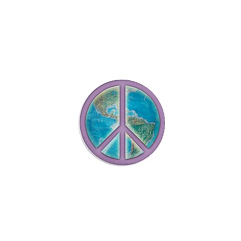 Peace 1  Mini Button from ArtsNow.com Front