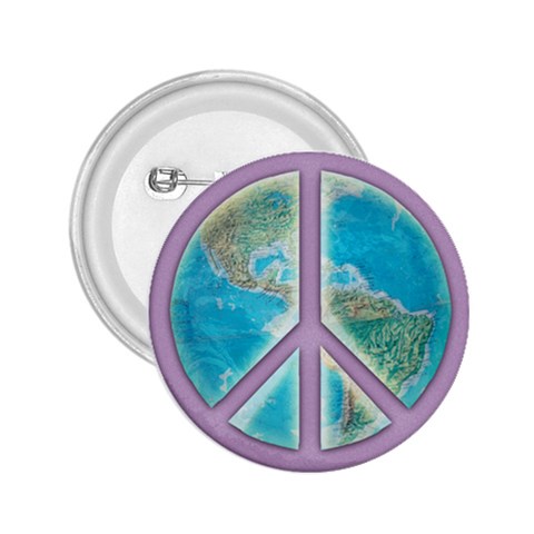 Peace 2.25  Button from ArtsNow.com Front