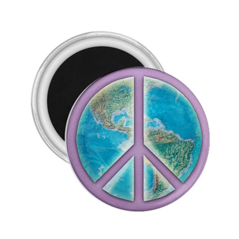 Peace 2.25  Magnet from ArtsNow.com Front