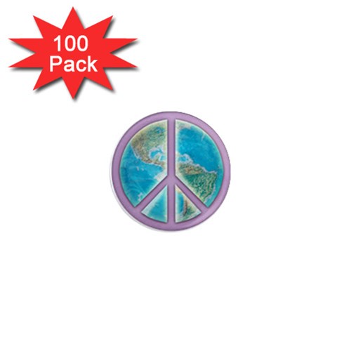 Peace 1  Mini Magnet (100 pack)  from ArtsNow.com Front