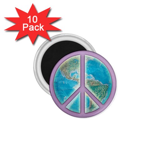 Peace 1.75  Magnet (10 pack)  from ArtsNow.com Front