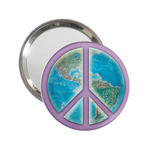 Peace 2.25  Handbag Mirror from ArtsNow.com Front