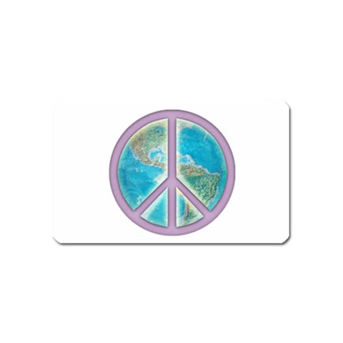 Peace Magnet (Name Card) from ArtsNow.com Front