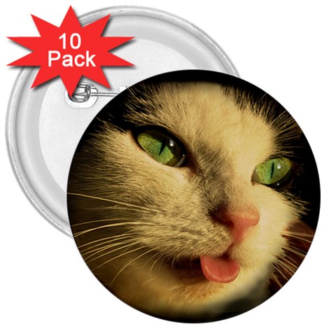 Mousy 3  Button (10 pack) from ArtsNow.com Front