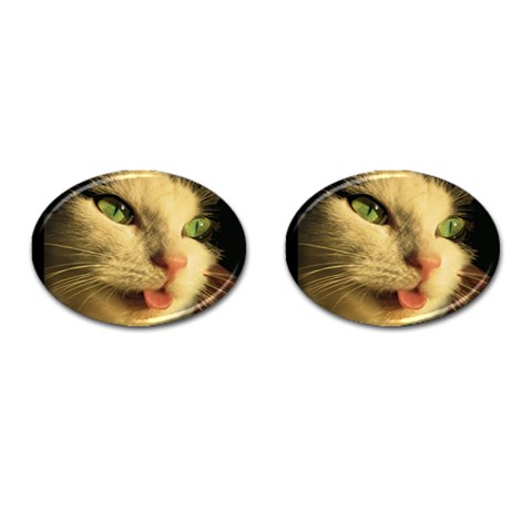 Mousy Cufflinks (Oval) from ArtsNow.com Front(Pair)