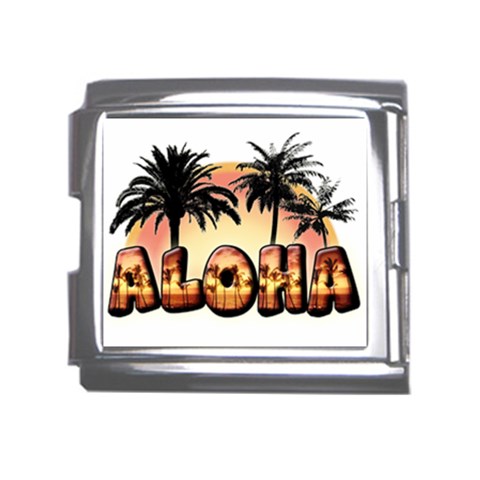 Aloha Sunset Mega Link Italian Charm (18mm) from ArtsNow.com Front