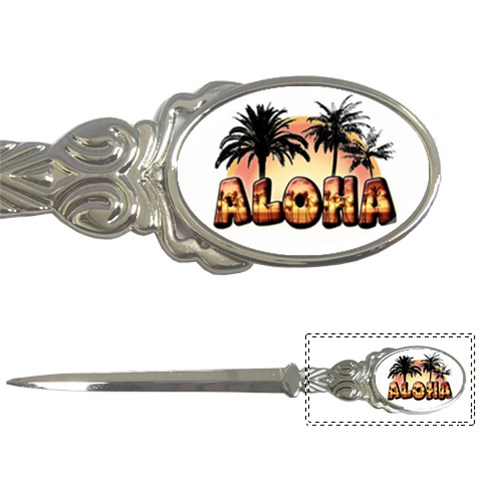 Aloha Sunset Letter Opener from ArtsNow.com Front