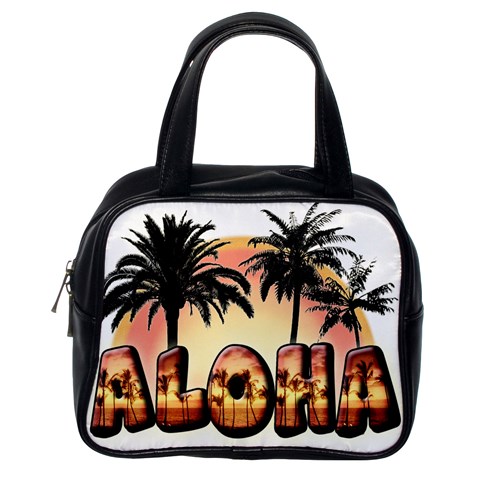 Aloha Sunset Classic Handbag (One Side) from ArtsNow.com Front