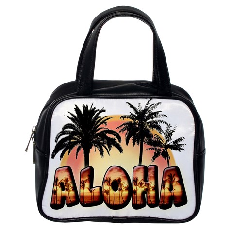 Aloha Sunset Classic Handbag (Two Sides) from ArtsNow.com Back