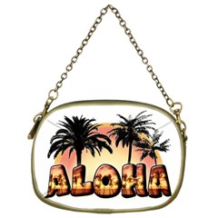 Aloha Sunset Cosmetic Bag (Two Sides) from ArtsNow.com Back