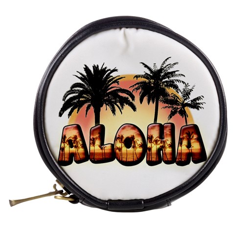 Aloha Sunset Mini Makeup Bag from ArtsNow.com Back